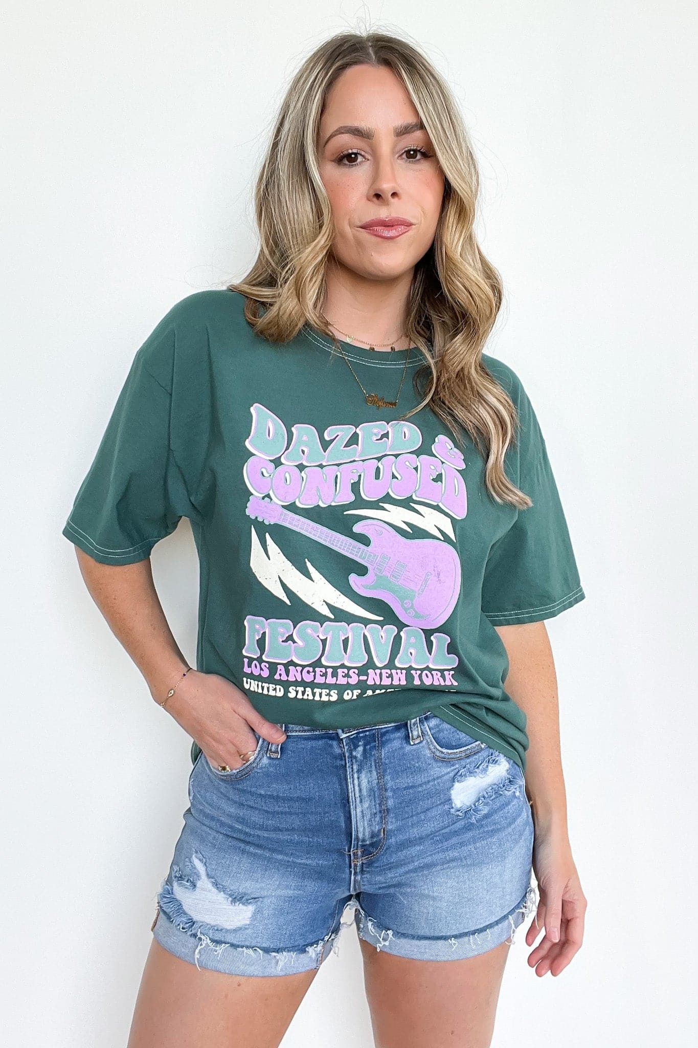  Dazed & Confused Festival Oversized Vintage Graphic Tee - BACK IN STOCK - Madison and Mallory