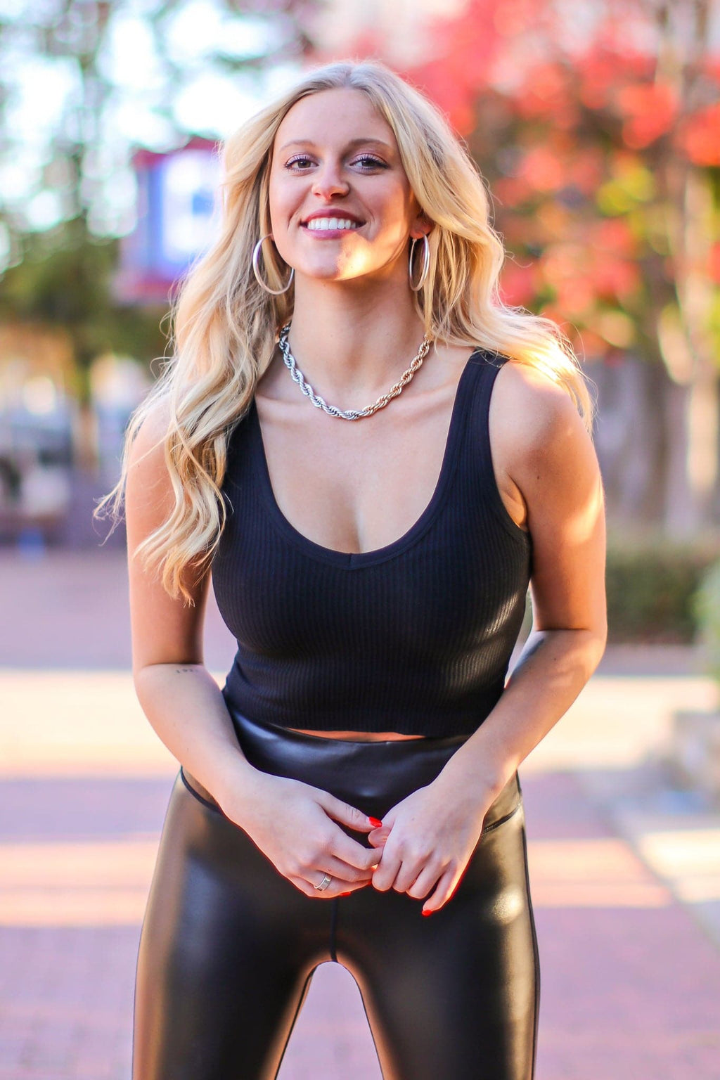  Deema Ribbed Seamless Cropped Tank Bra Top - BACK IN STOCK - Madison and Mallory