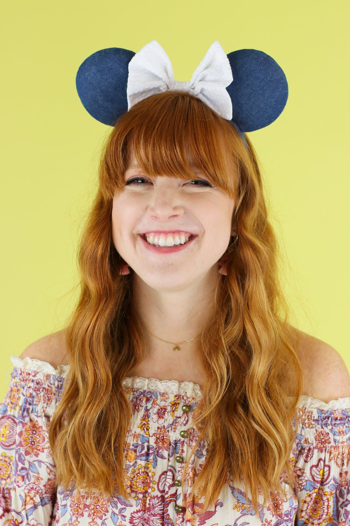 Reach for the Sky Denim Ears - FINAL SALE - Madison and Mallory