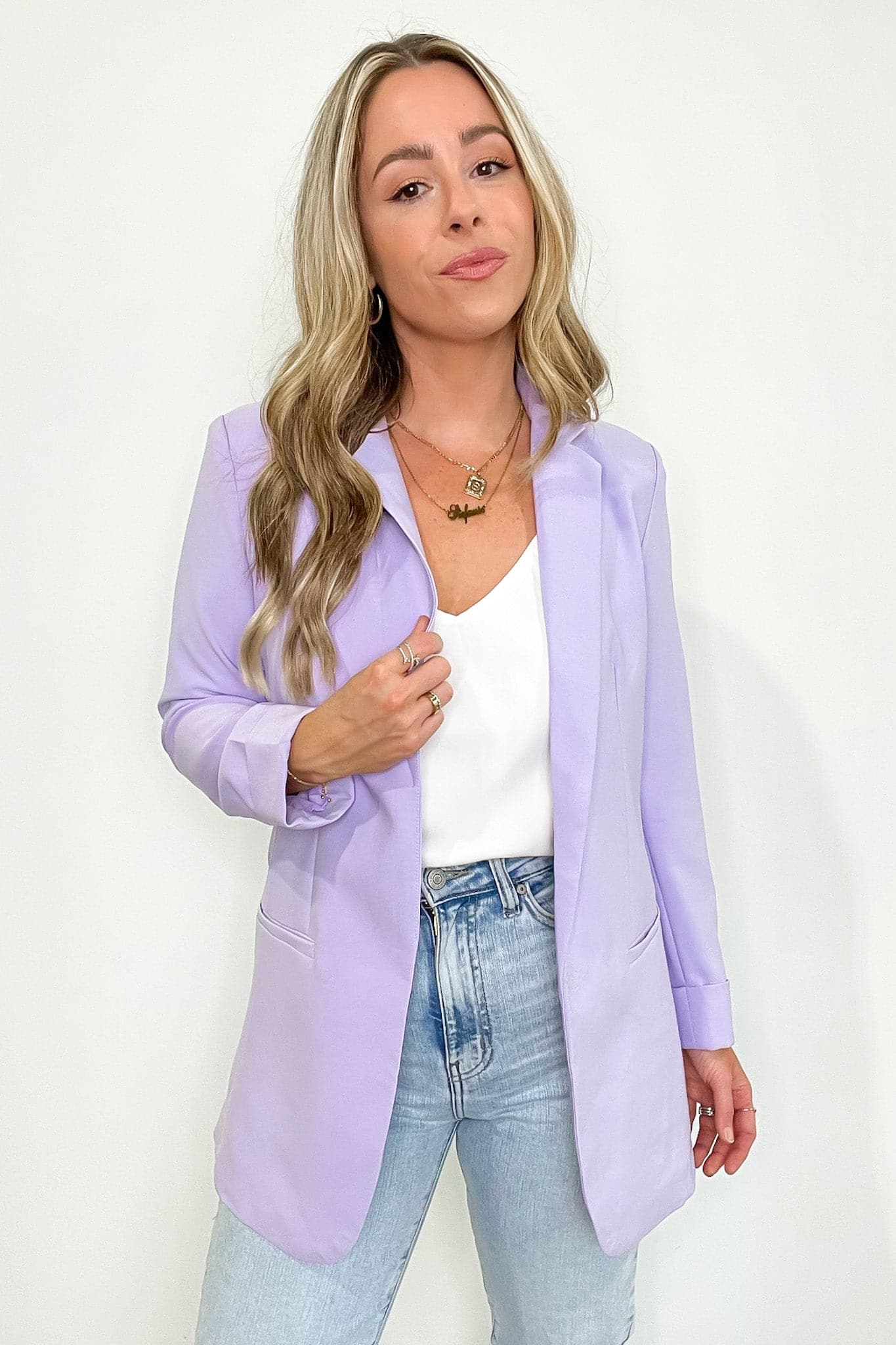 Lavender / S Dressed for Success Blazer - BACK IN STOCK - Madison and Mallory