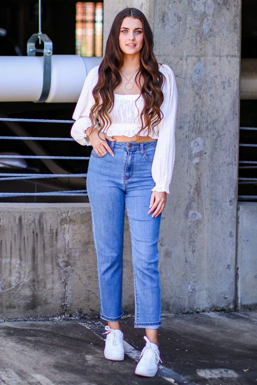 Easy Love High Rise Mom Jeans - Madison and Mallory