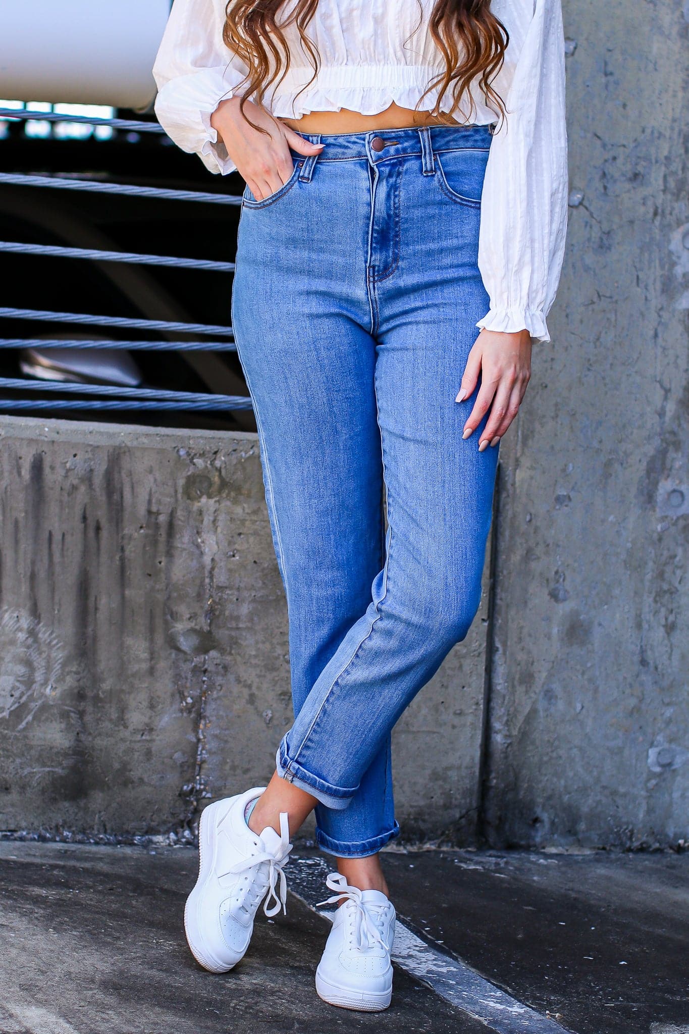  Easy Love High Rise Mom Jeans - Madison and Mallory