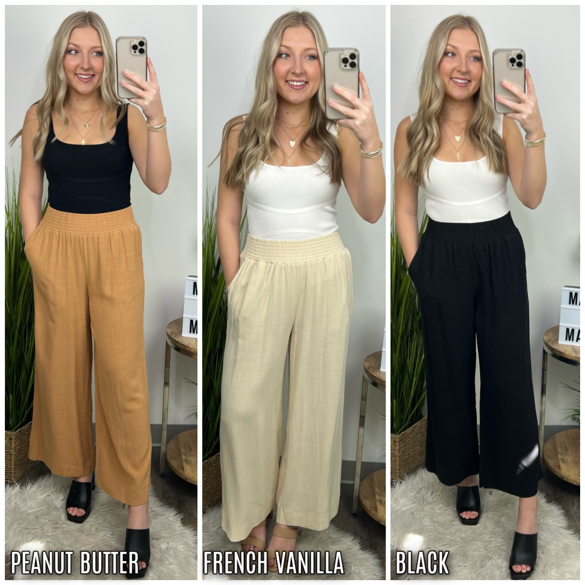  Endearing Intention Wide Leg Flowy Pants - FINAL SALE - Madison and Mallory