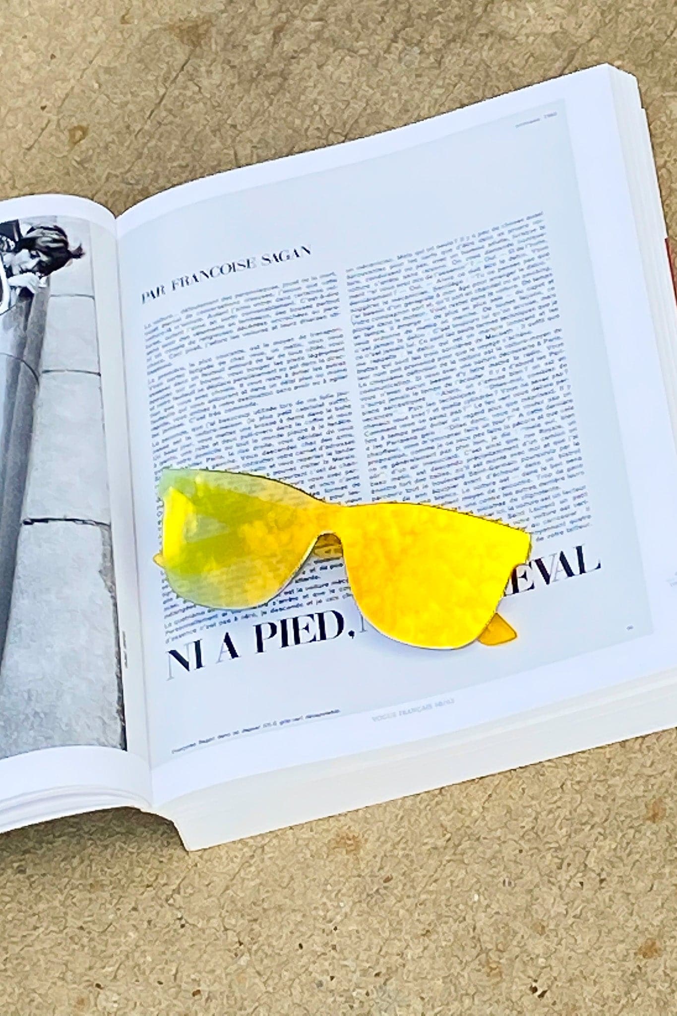 Yellow Enough Said Mirrored Wayfarer Sunglasses - Madison and Mallory