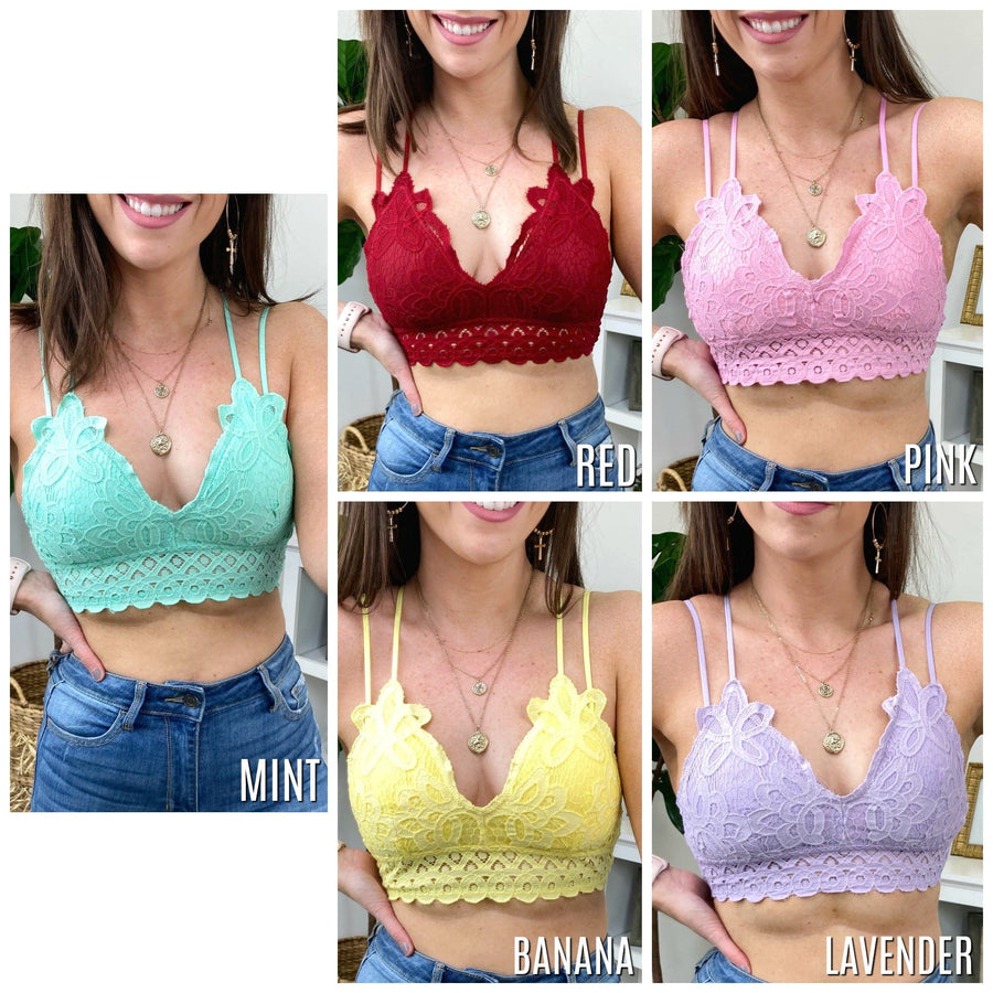  Evangeline Scallop Lace Bralette Facebook - Madison and Mallory