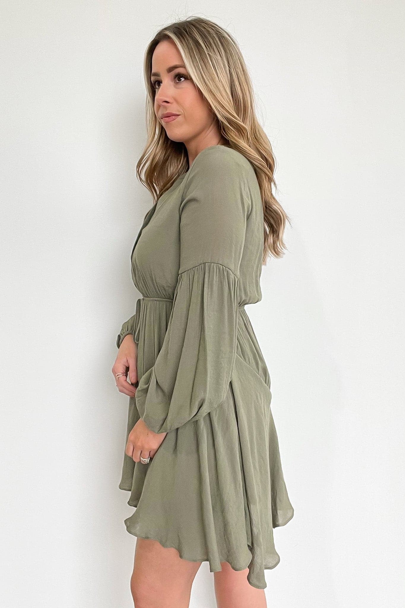  Everly Mine Button Down Flowy Dress - FINAL SALE - Madison and Mallory
