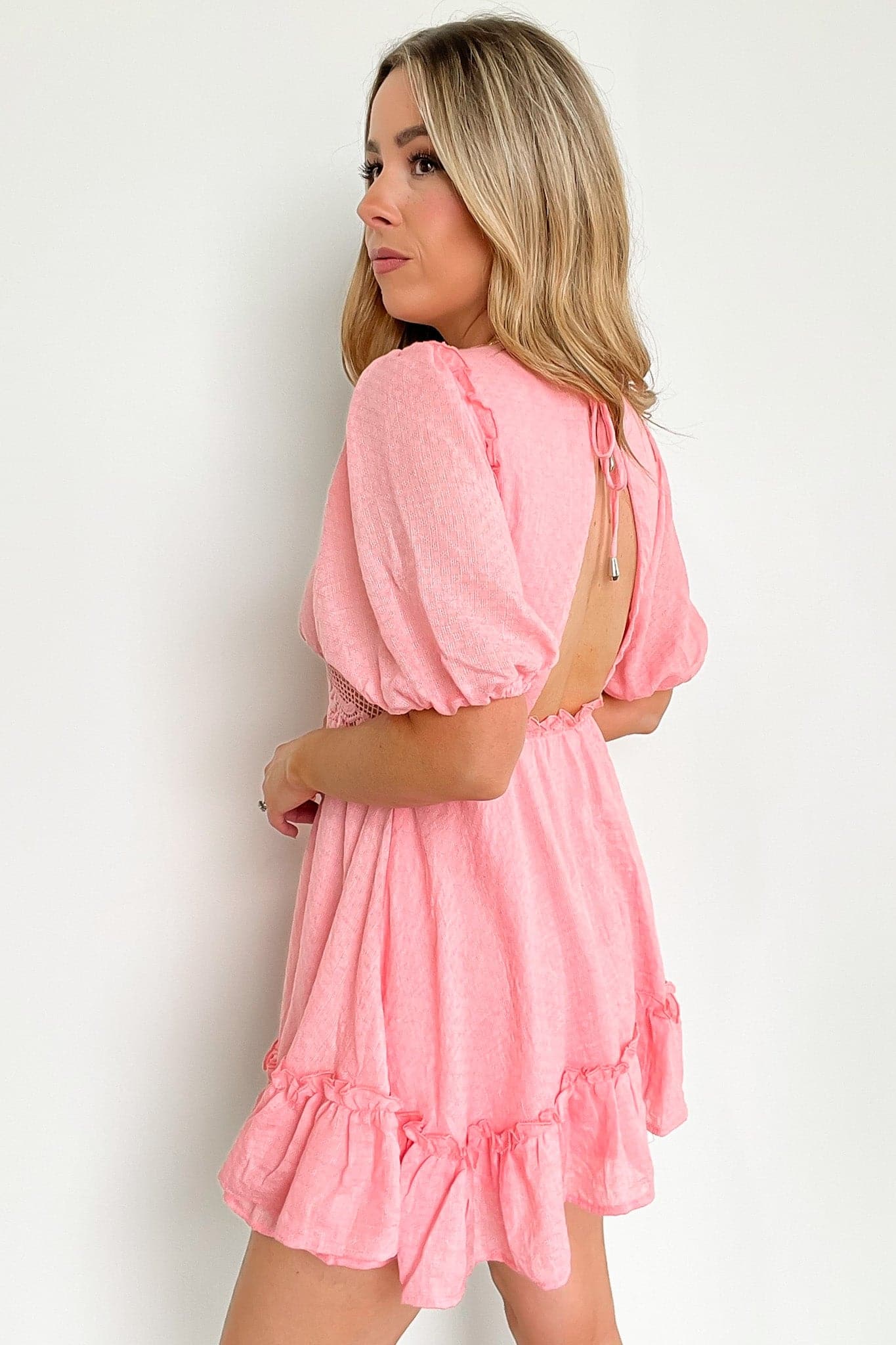  Every Last Detail V-Neck Lace Dress - FINAL SALE - Madison and Mallory