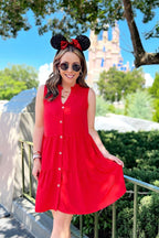  Kapri Button Down Tiered Dress | Curve - FINAL SALE - Madison and Mallory