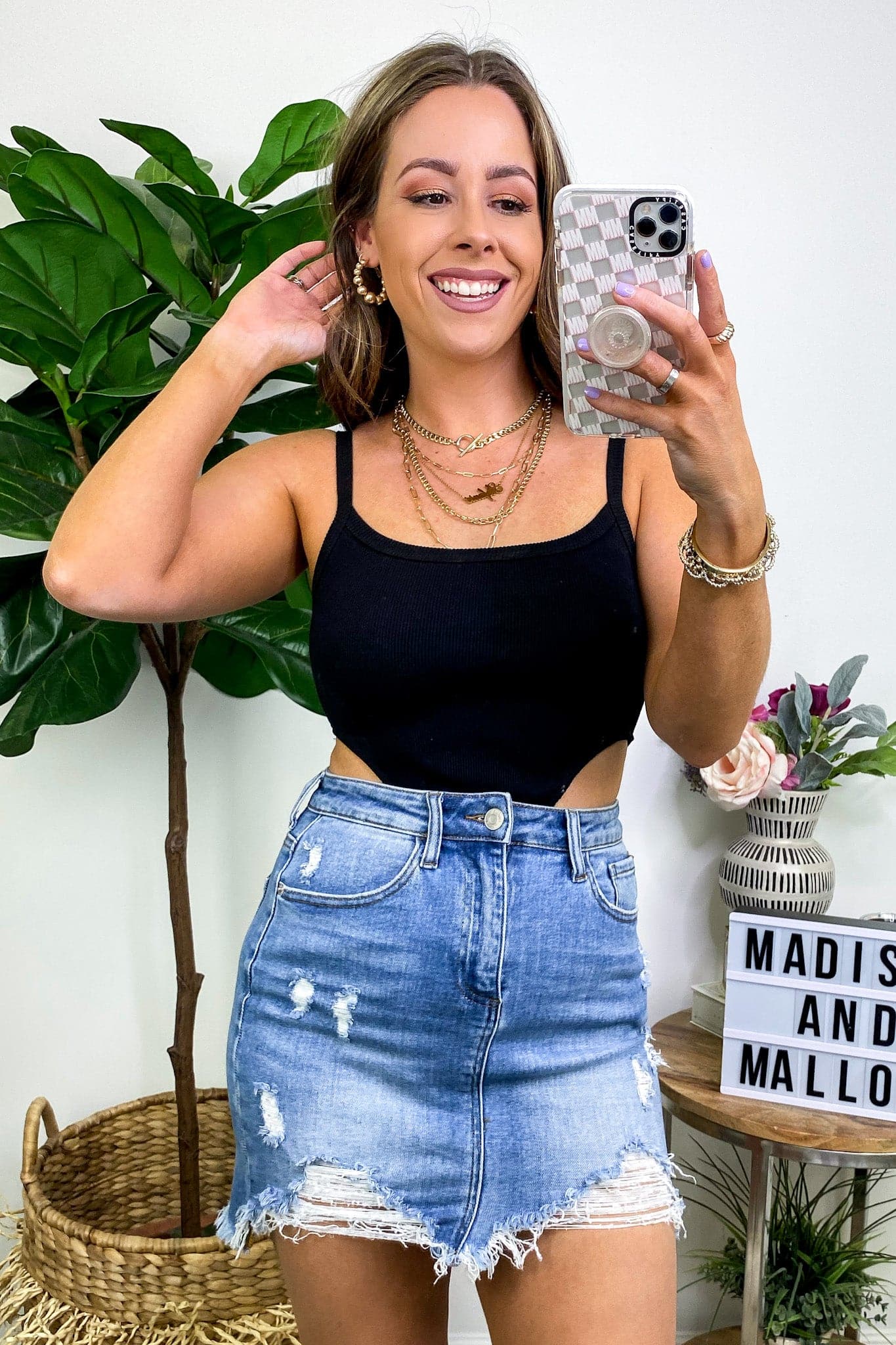  Adore the Attention Ribbed Bodysuit - FINAL SALE - Madison and Mallory