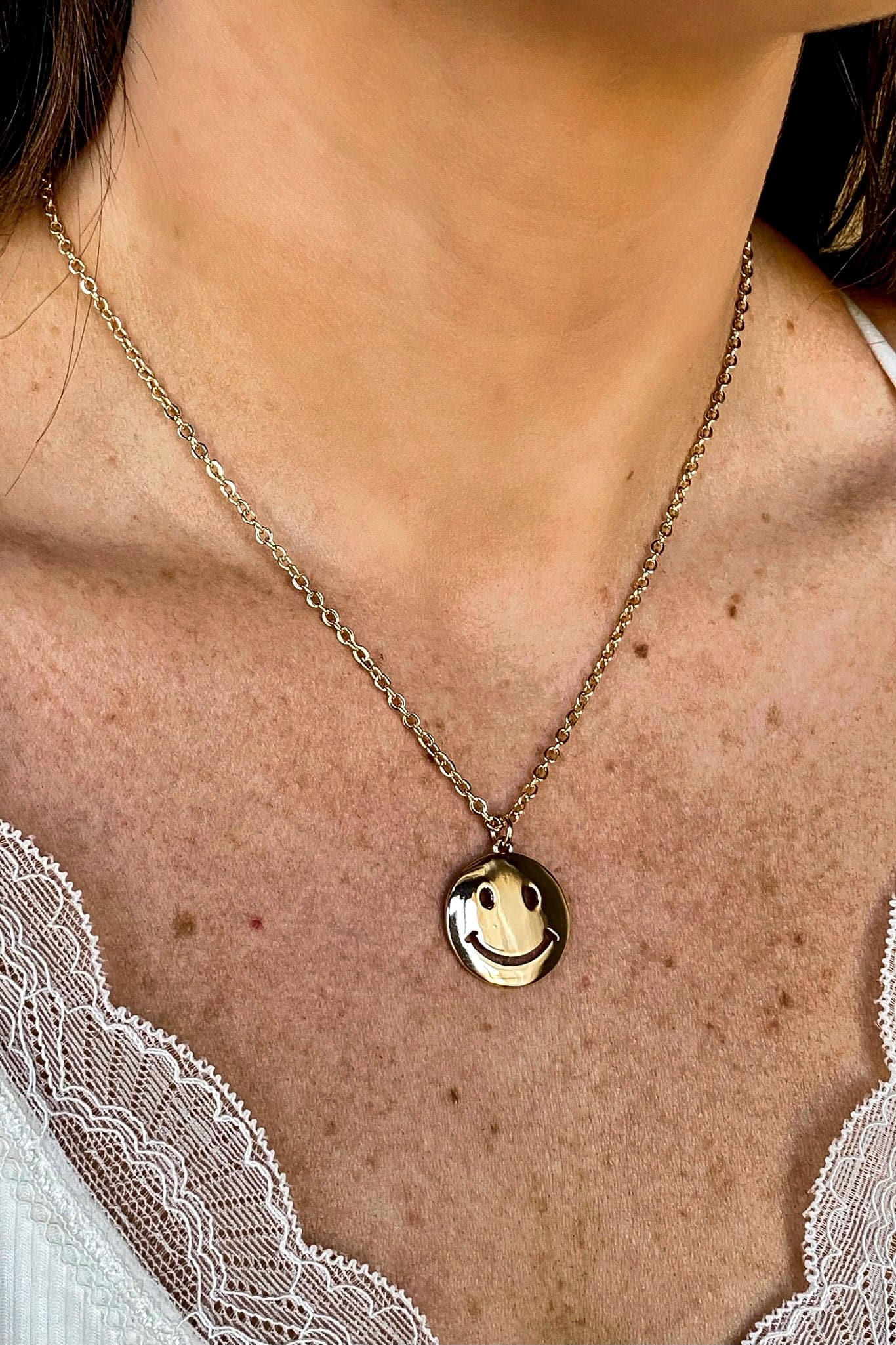  Give a Smile Charm Necklace - Madison and Mallory