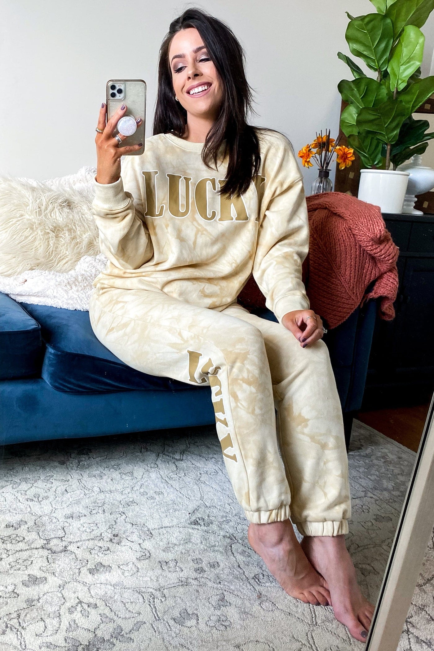  True Comfort Marble Dye Jogger Sweatpants - FINAL SALE - Madison and Mallory