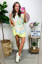  Finding Euphoria Spiral Dye Knot Tunic Top - FINAL SALE - Madison and Mallory