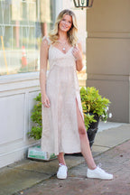  Floral Feelings Ruffle Midi Dress - FINAL SALE - Madison and Mallory
