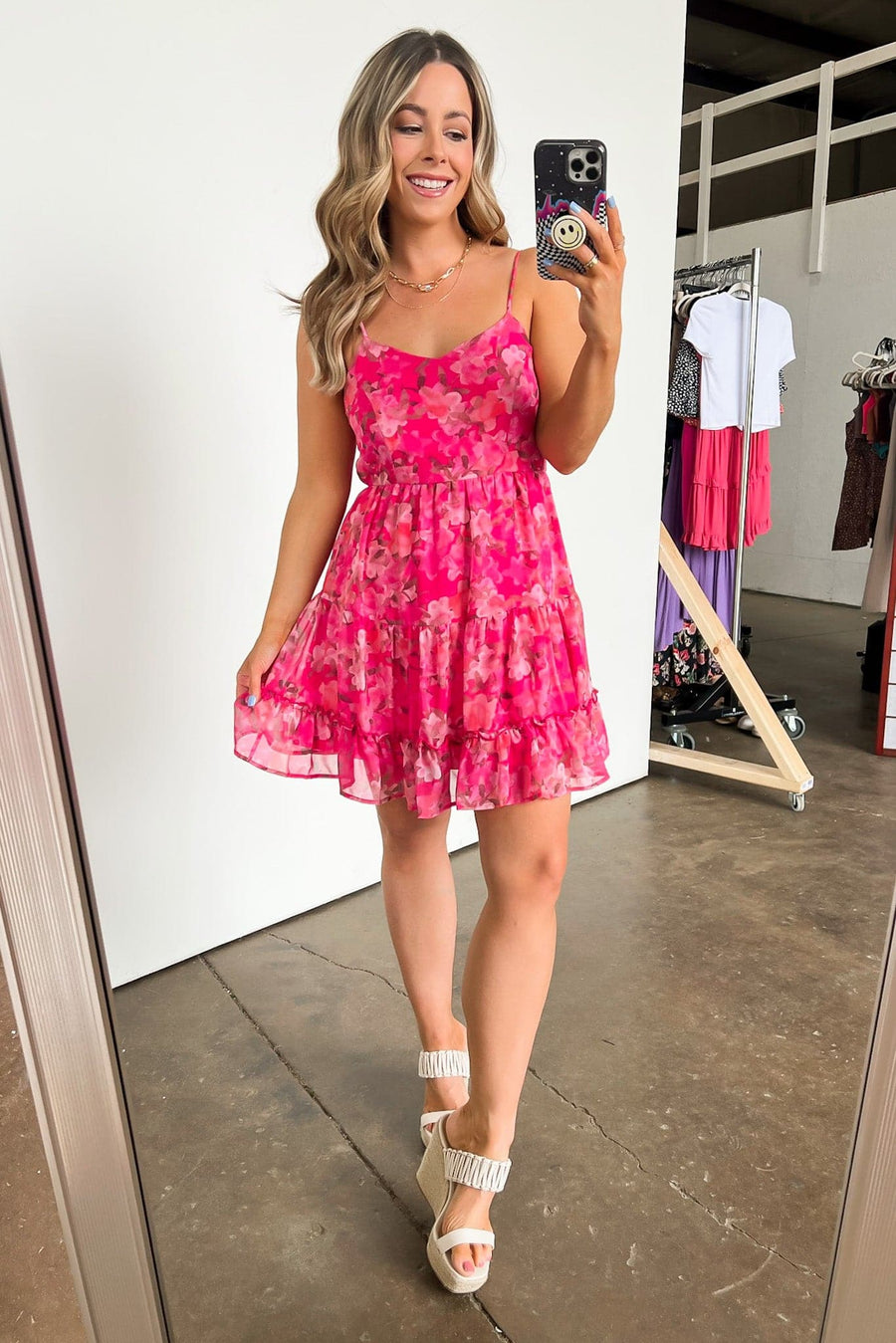  Floral Meadow Tiered Dress - FINAL SALE - Madison and Mallory