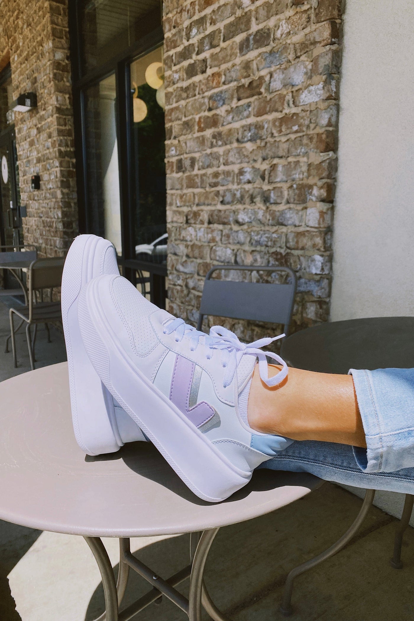  Free Fall Pastel Color Block Lace Up Sneakers - FINAL SALE - Madison and Mallory