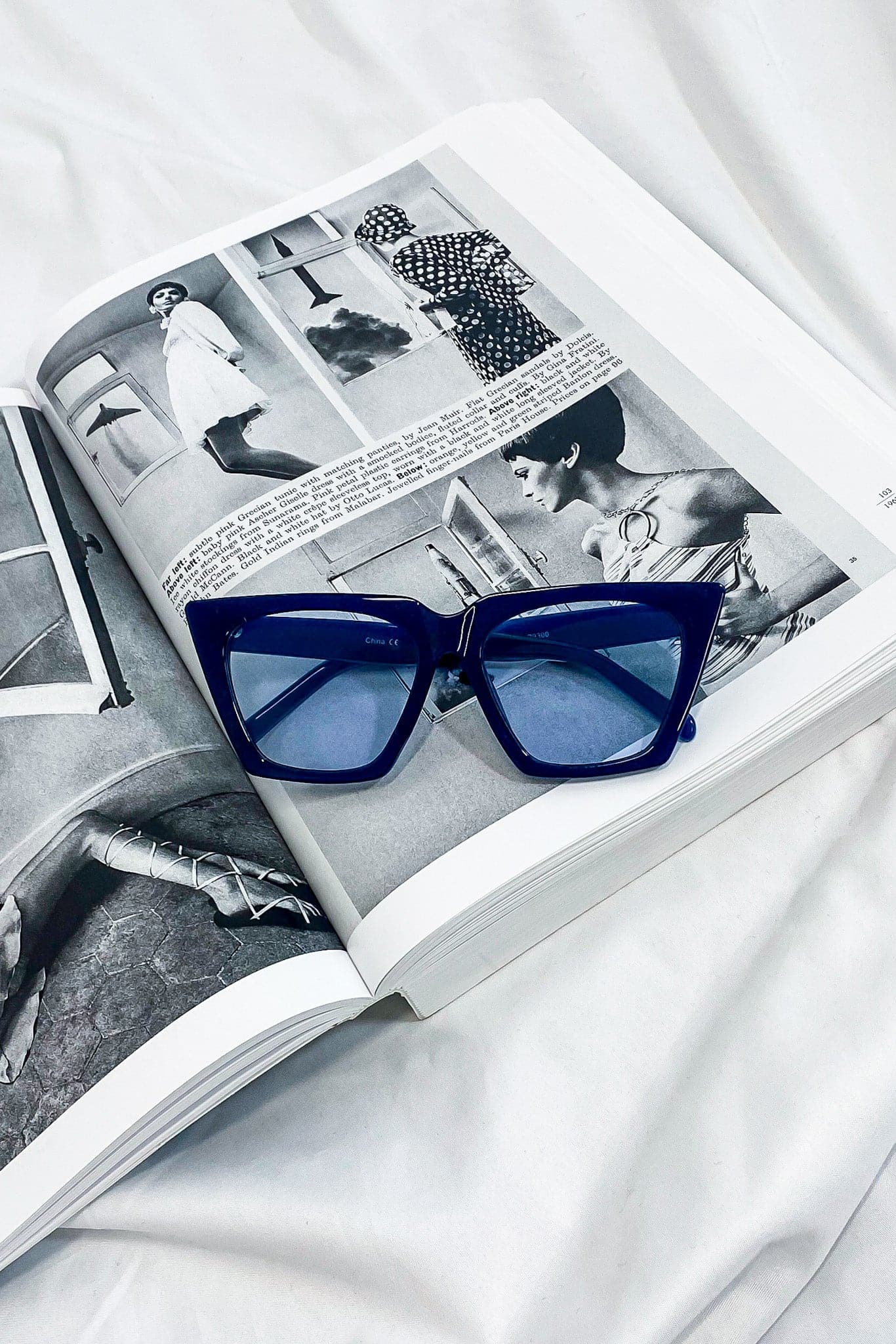 Blue Getaway Trip Cat Eye Sunglasses - FINAL SALE - Madison and Mallory
