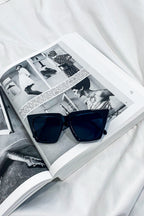 Black Getaway Trip Cat Eye Sunglasses - FINAL SALE - Madison and Mallory