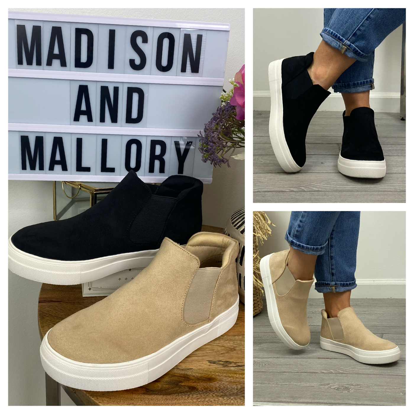  Go the Distance Slip On Sneakers - FINAL SALE - Madison and Mallory