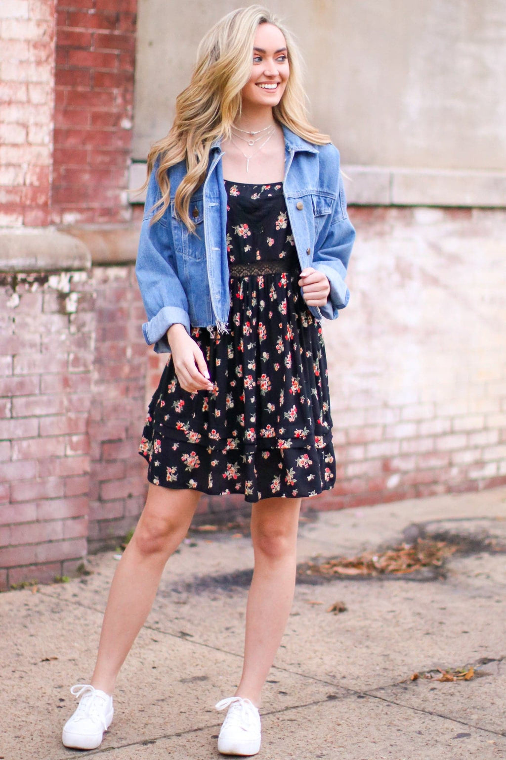  Praise Floral Embroidered Dress - FINAL SALE - Madison and Mallory