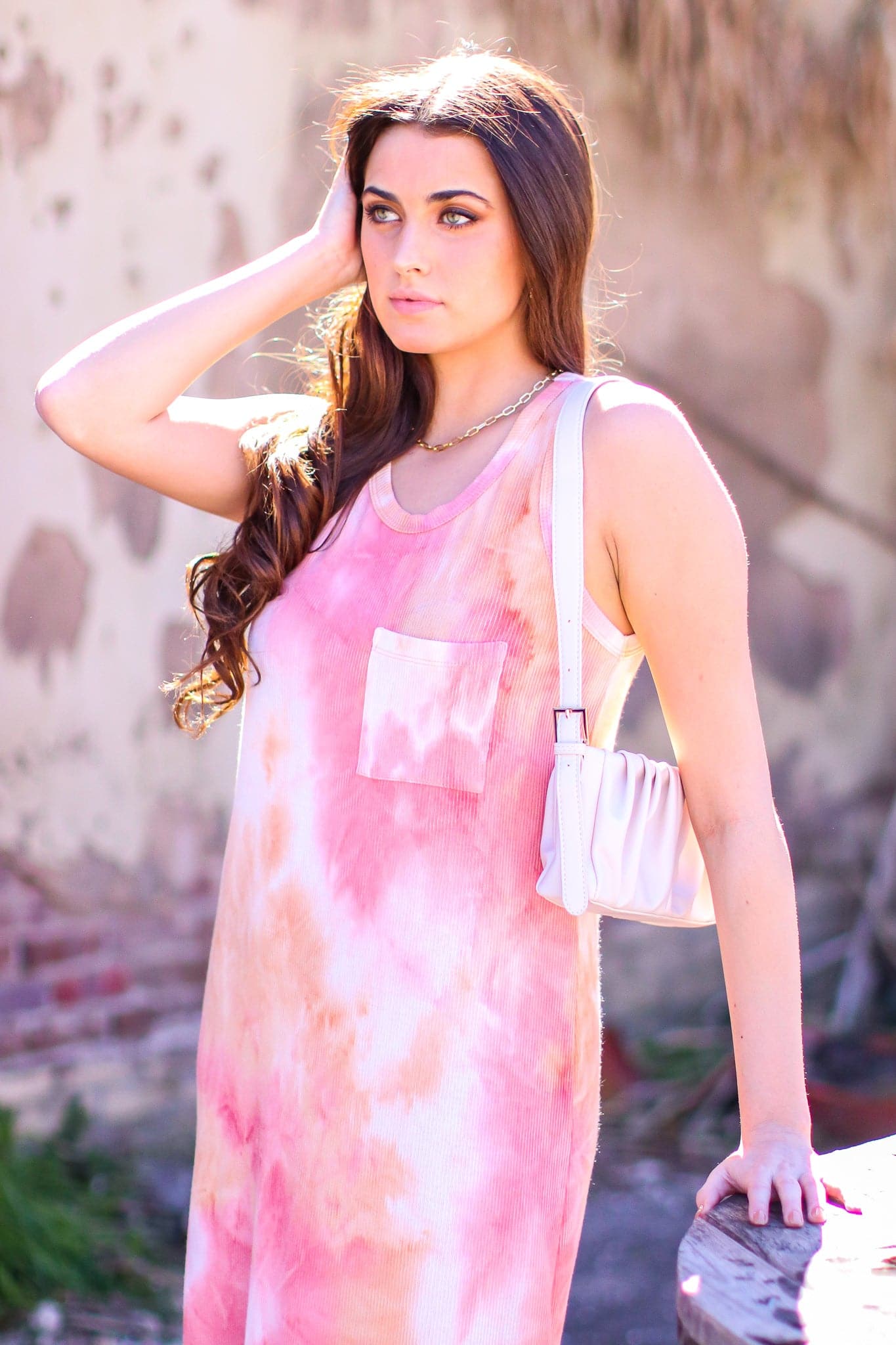  Simply Stylish Ruffled Faux Leather Bag - FINAL SALE - Madison and Mallory