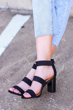  Apolline Faux Leather Strappy Heels - FINAL SALE - Madison and Mallory