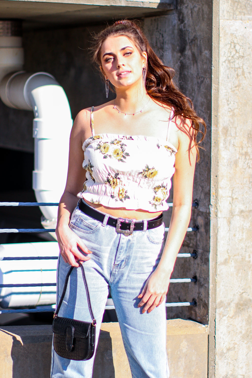  Love so Sweet Smocked Floral Top - FINAL SALE - Madison and Mallory
