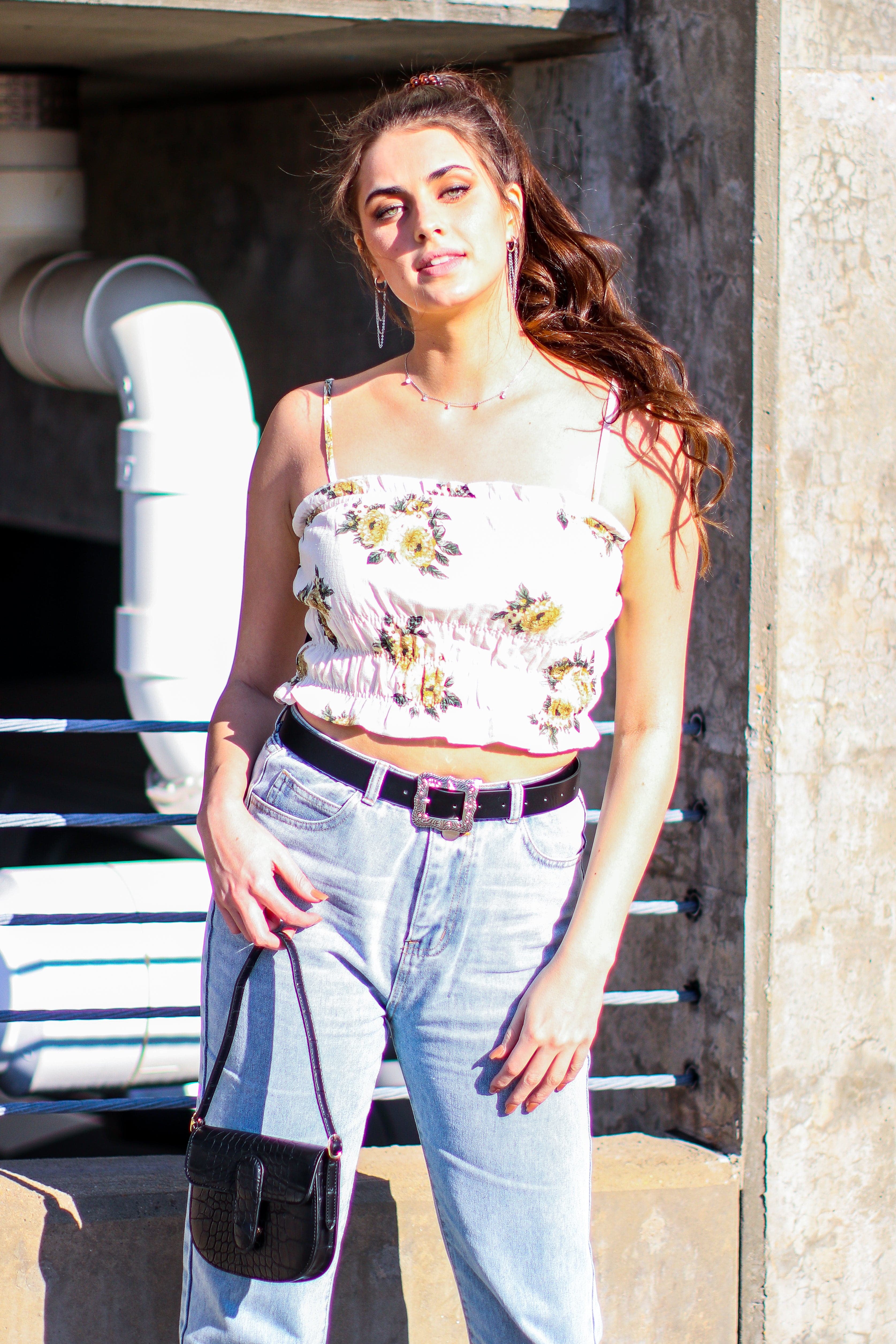  Love so Sweet Smocked Floral Top - FINAL SALE - Madison and Mallory
