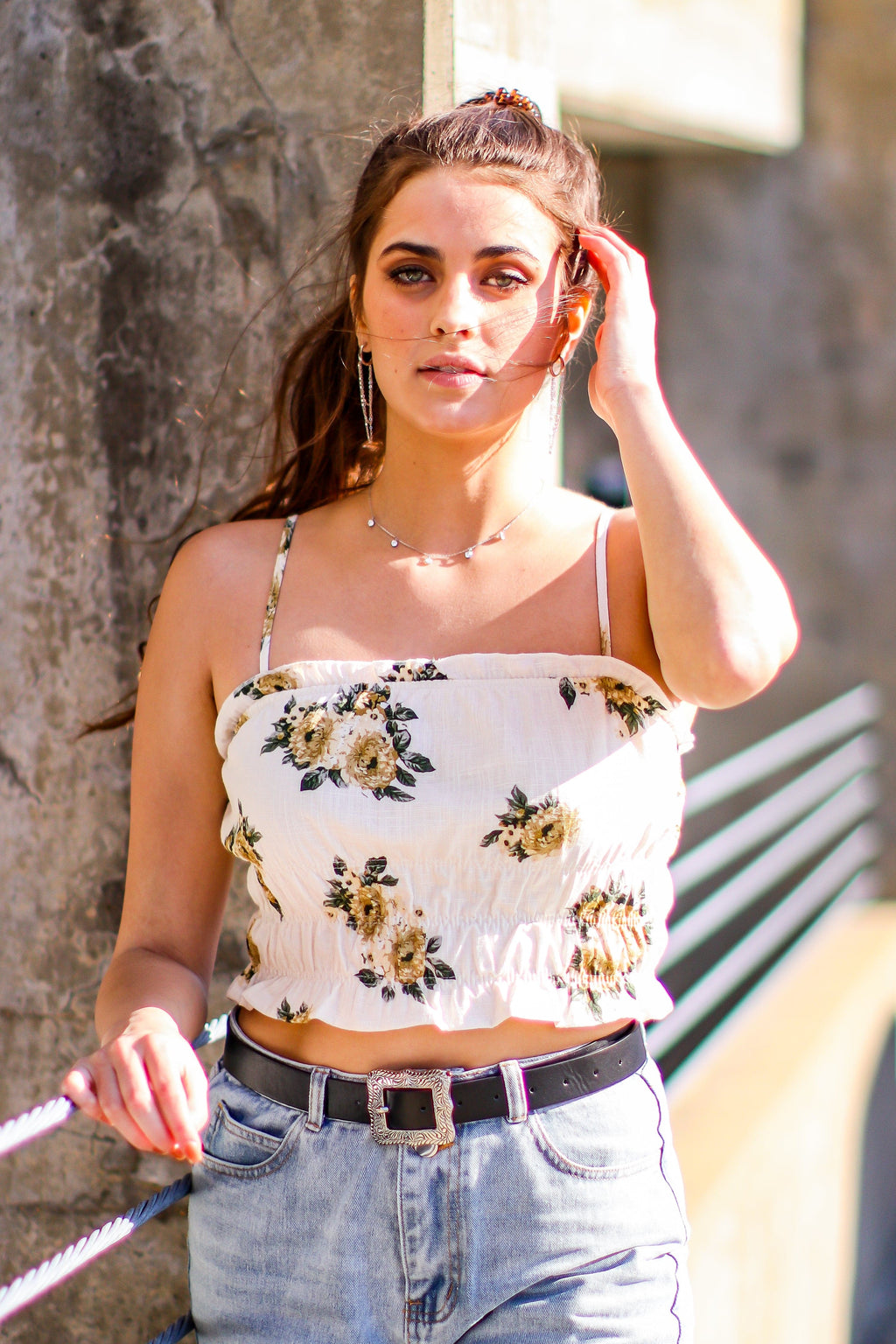  Love so Sweet Smocked Floral Top - FINAL SALE - Madison and Mallory