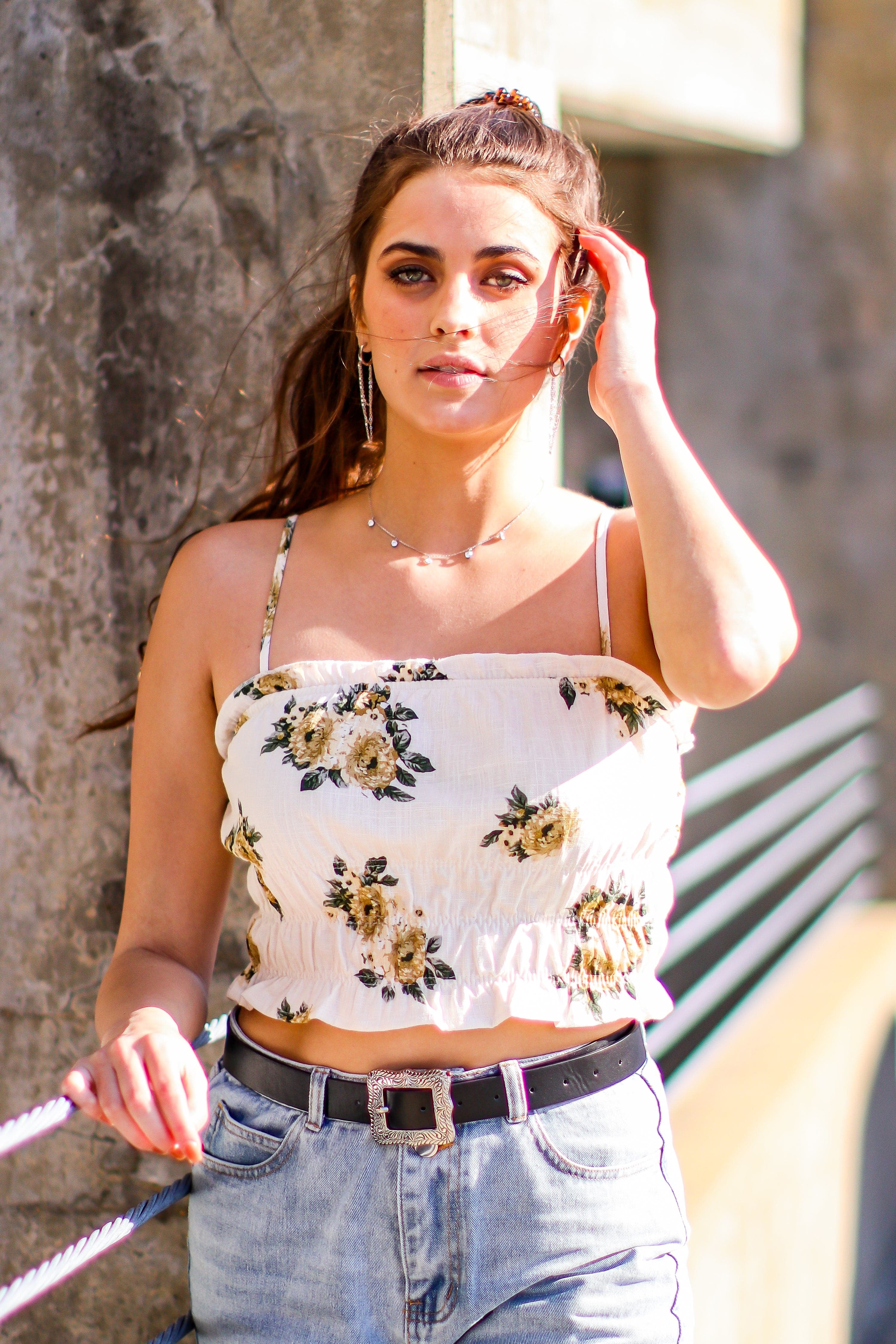  Love so Sweet Smocked Floral Top - FINAL SALE - Madison and Mallory