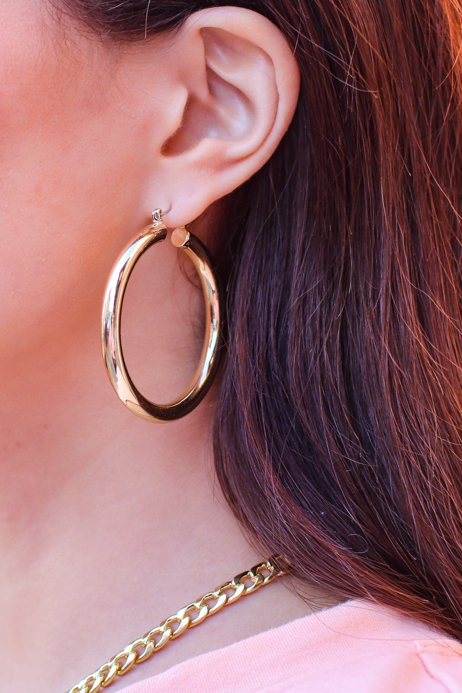 Gold So Into It Hoop Earrings - FINAL SALE - Madison and Mallory