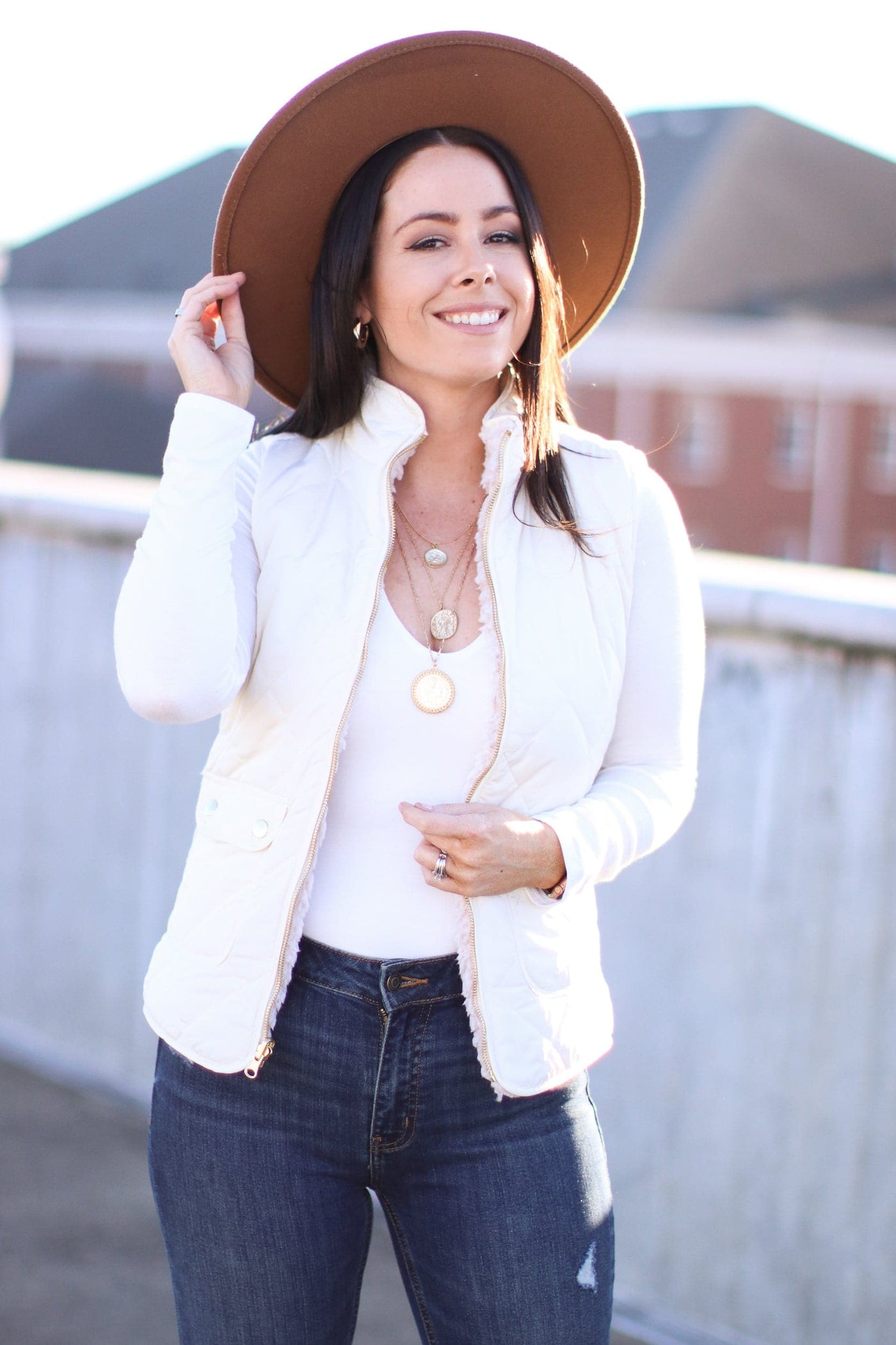  Norridge Reversible Sherpa Quilted Vest - FINAL SALE - Madison and Mallory