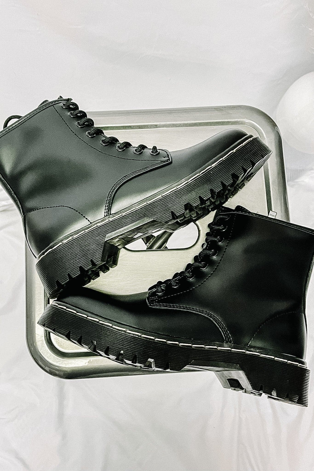  My Generation Faux Leather Combat Boots - FINAL SALE - Madison and Mallory