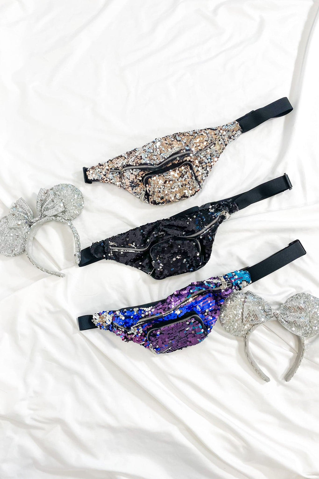  Major Moves Sequin Embellished Fanny Pack - FINAL SALE - Madison and Mallory