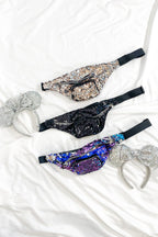  Major Moves Sequin Embellished Fanny Pack - FINAL SALE - Madison and Mallory