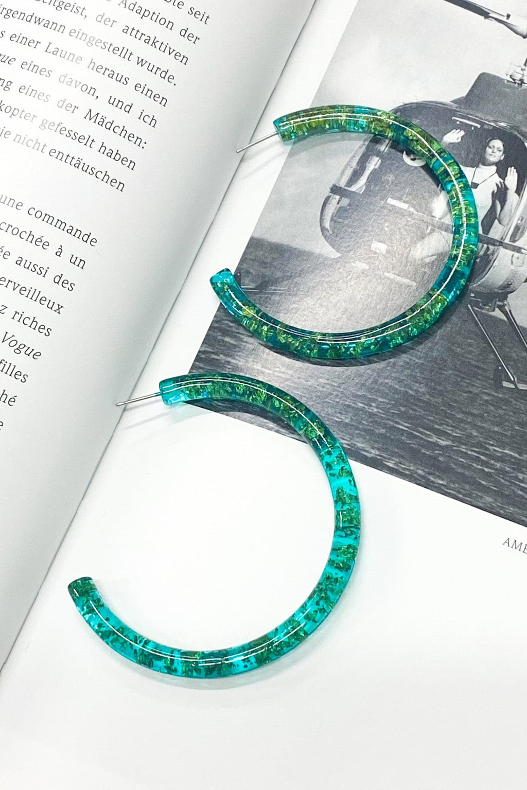 Jehani Acrylic Hoop Earrings - FINAL SALE - Madison and Mallory