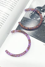 Jehani Acrylic Hoop Earrings - FINAL SALE - Madison and Mallory