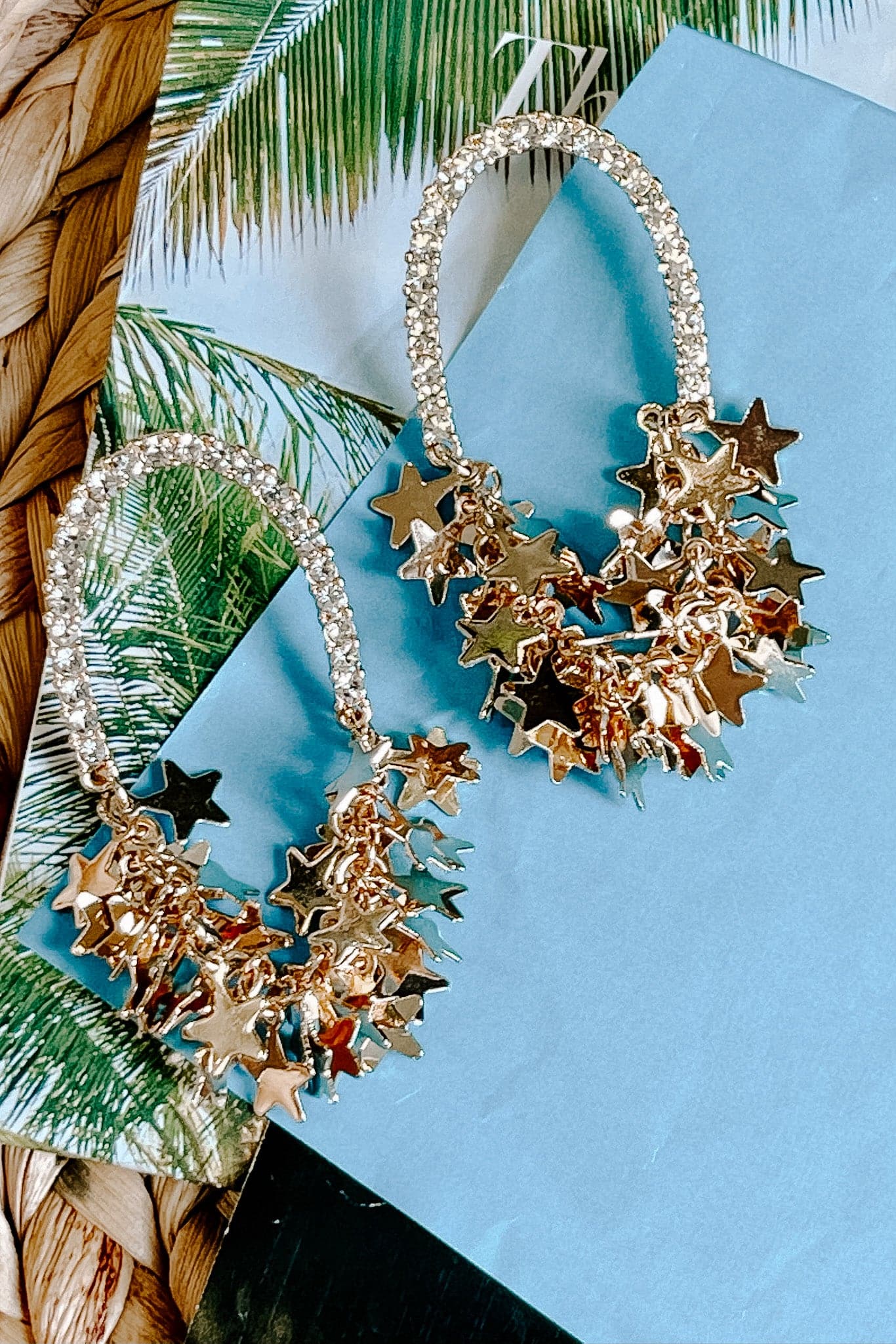 Gold Magic in the Sky Star Cluster Earrings - Madison and Mallory
