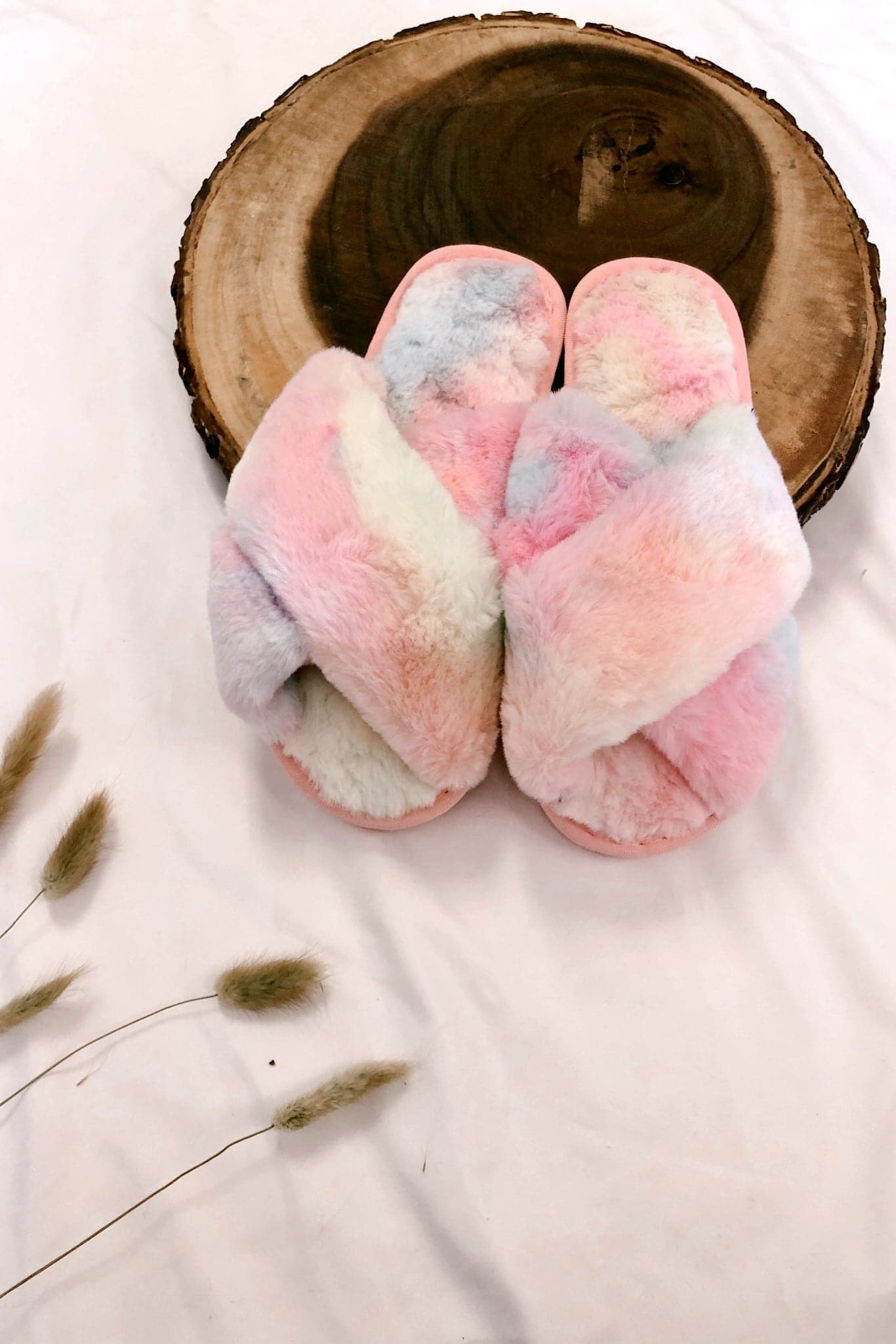 S/M / Tie Dye Cross the Line Tie Dye Slippers - FINAL SALE - Madison and Mallory