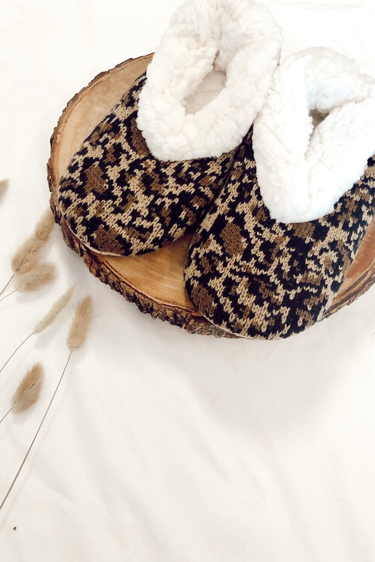 SM / Brown Fierce Desires Animal Print Slippers - FINAL SALE - Madison and Mallory