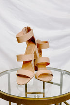  Apolline Faux Leather Strappy Heels - FINAL SALE - Madison and Mallory