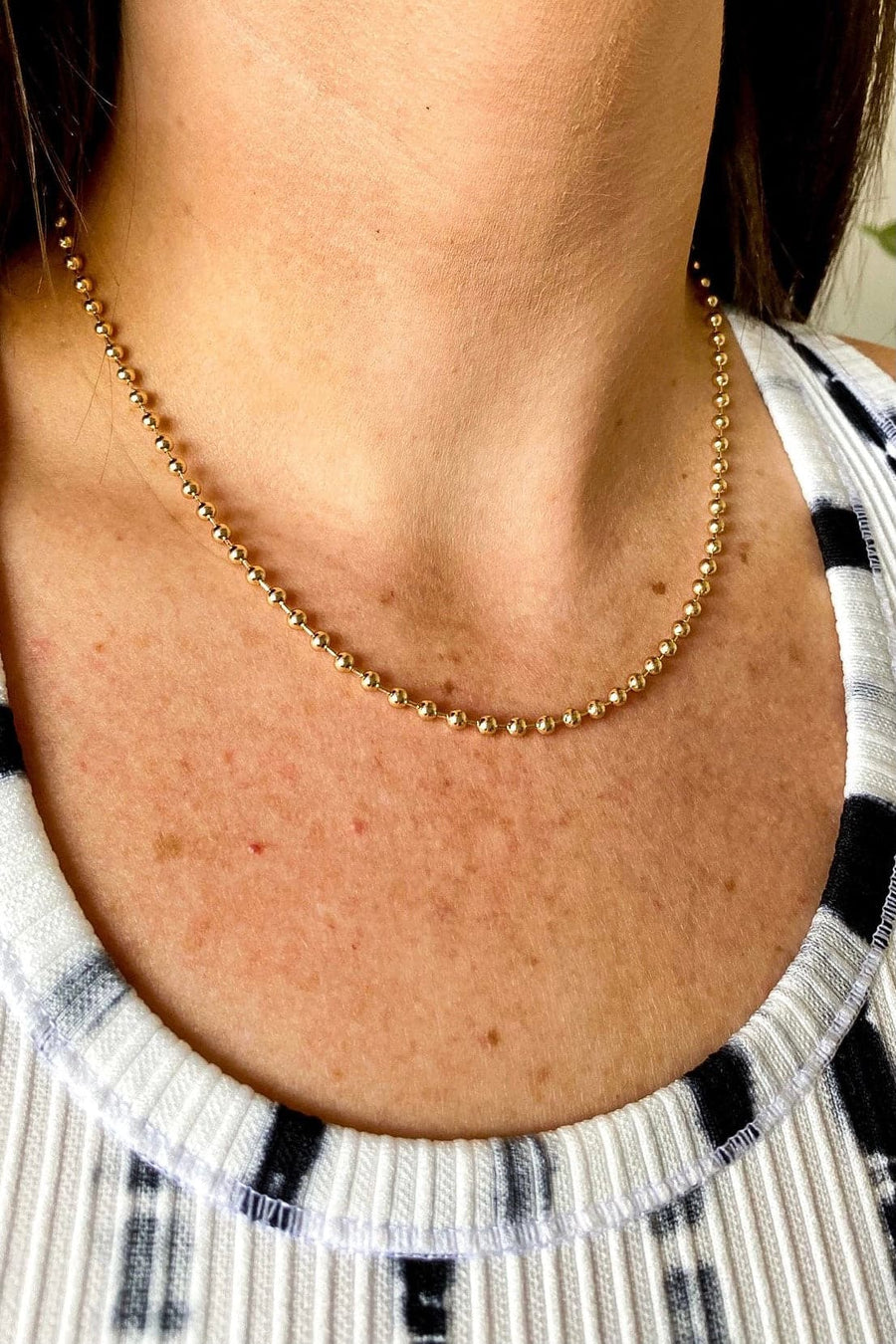 Gold Luxe Club Chain Choker Necklace - Madison and Mallory