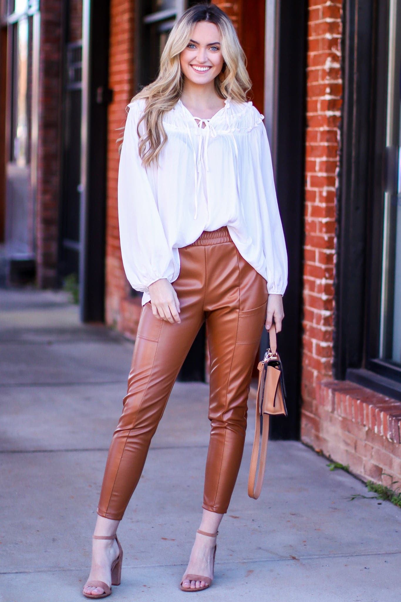  The Moment We Met Front Tie Ruffle Top - FINAL SALE - Madison and Mallory