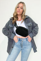 Anywhere Fleece Belt Bag - FINAL SALE - Madison and Mallory