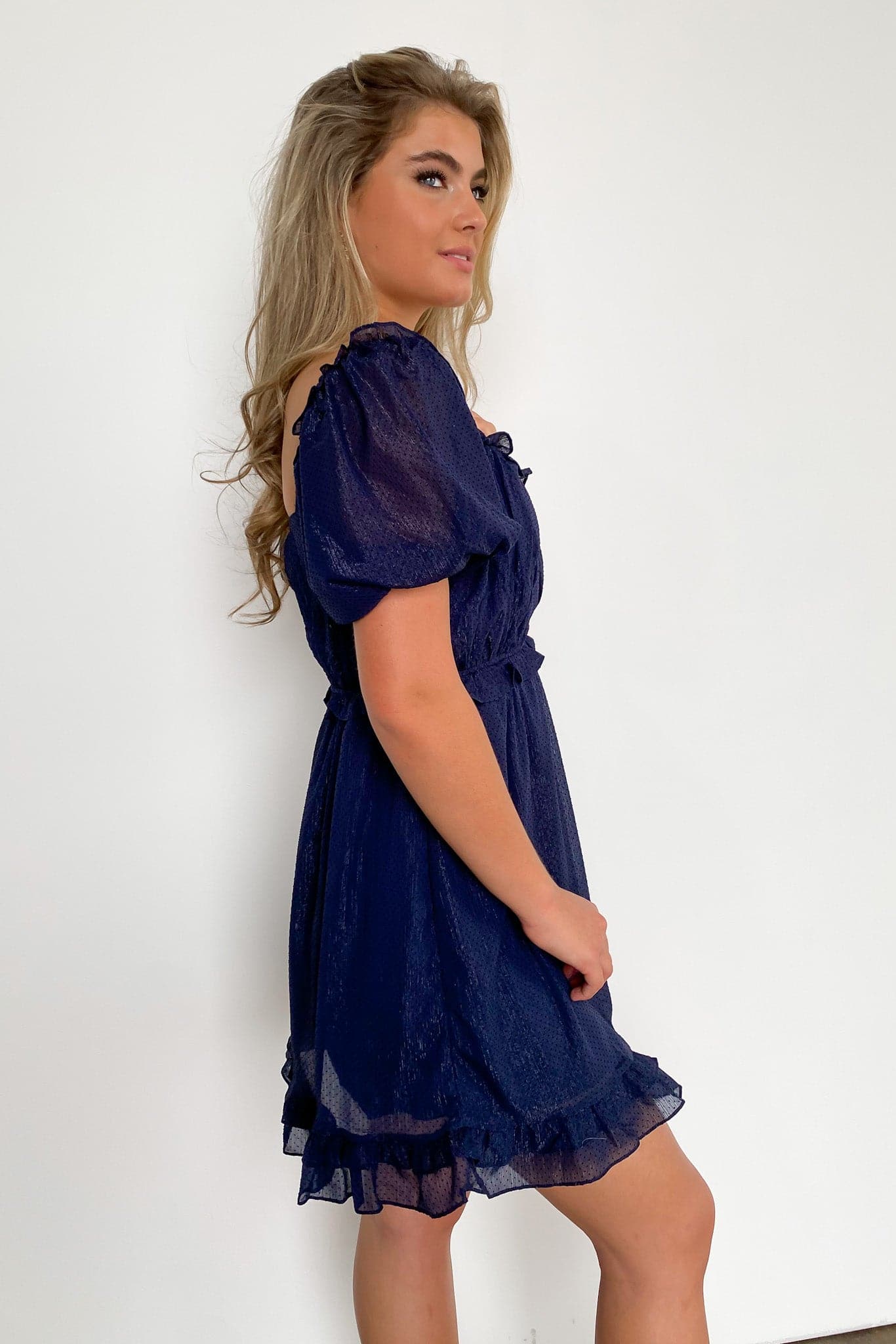  Daria Polka Dot Ruffle Dress - FINAL SALE - Madison and Mallory