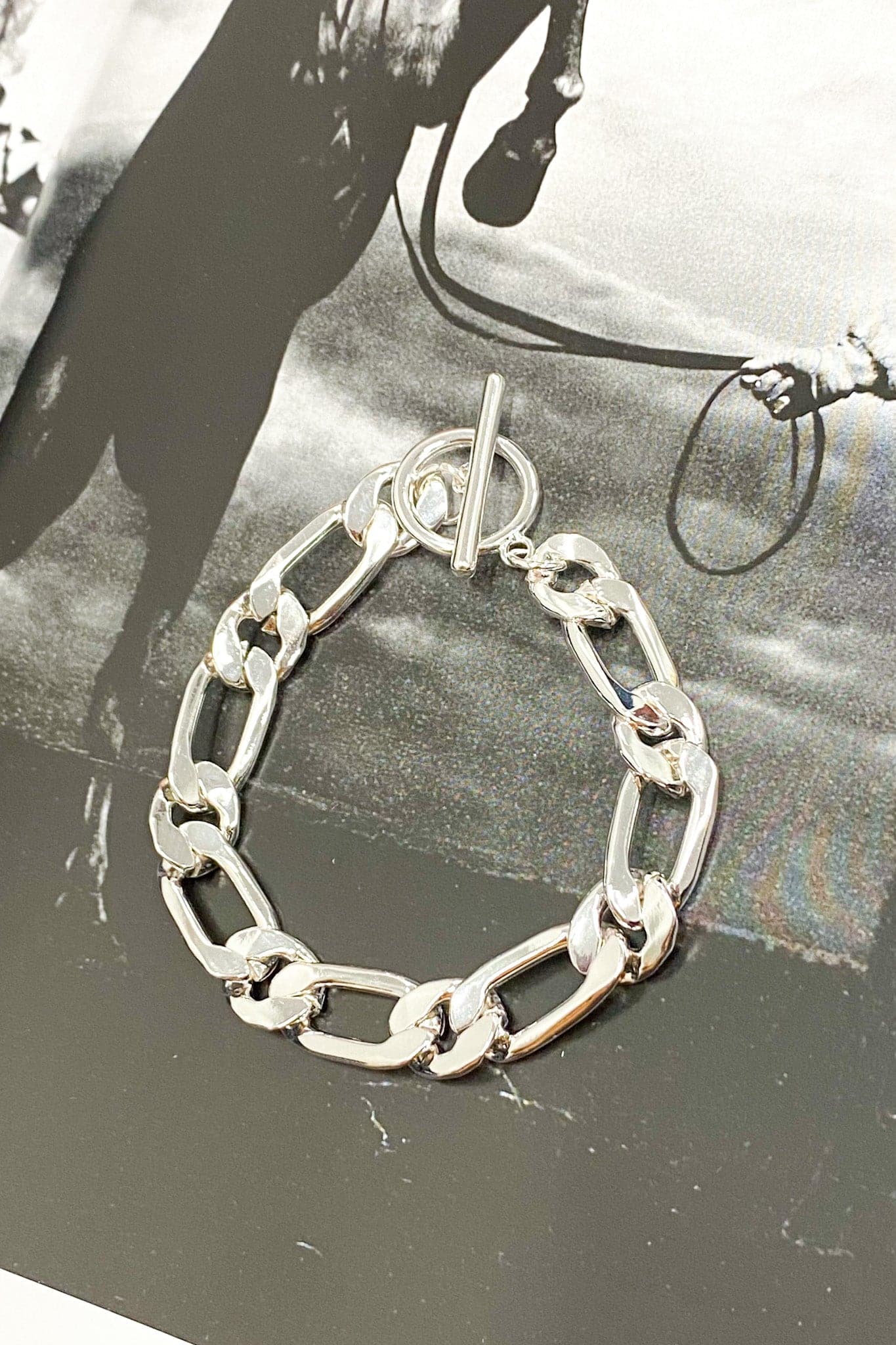 Silver Nezza Chain Link Bracelet - Madison and Mallory