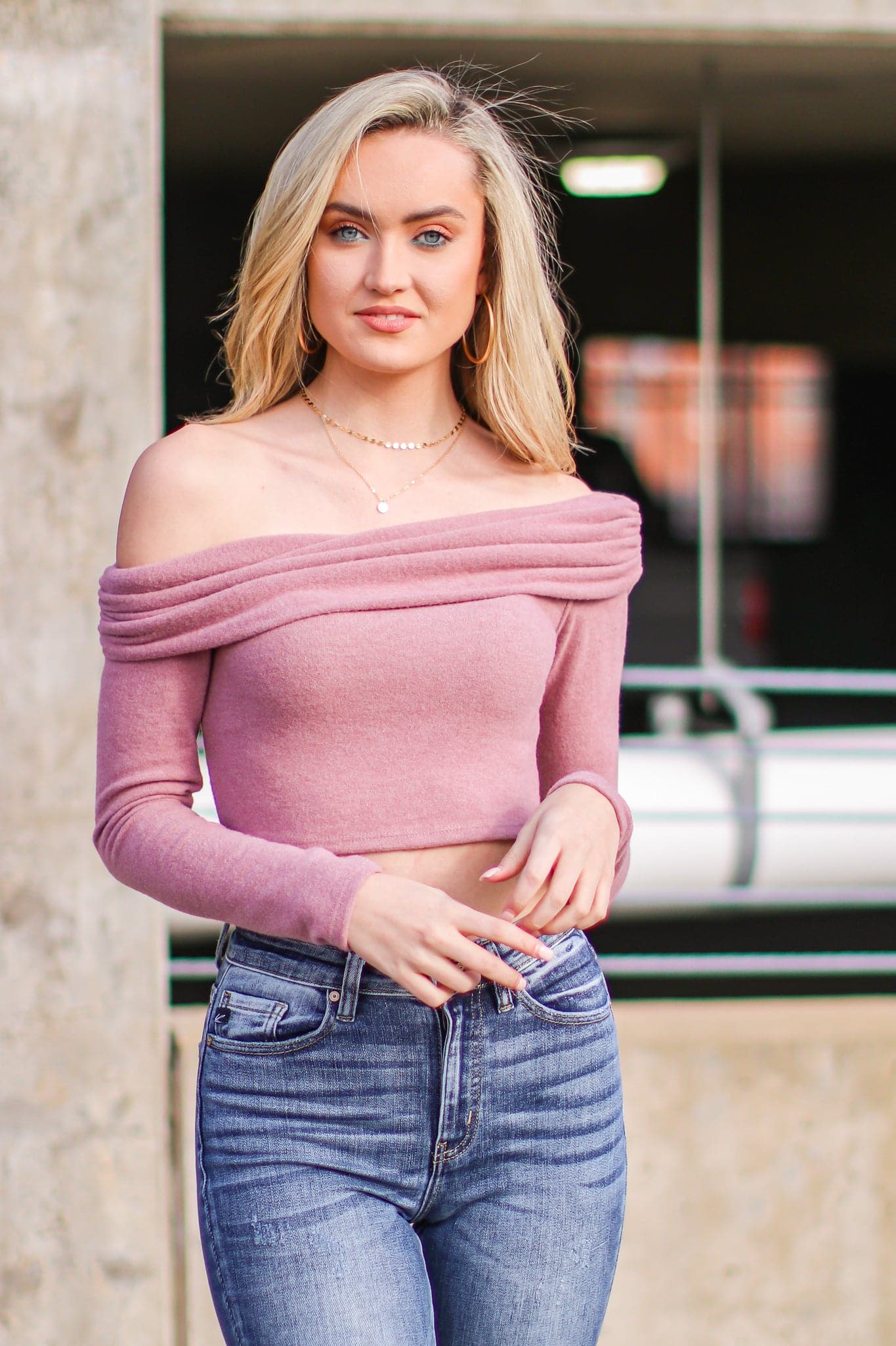 Raina Off Shoulder Crop Top - FINAL SALE - Madison and Mallory