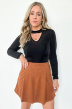  Donia Pleated Corduroy Shorts - FINAL SALE - Madison and Mallory