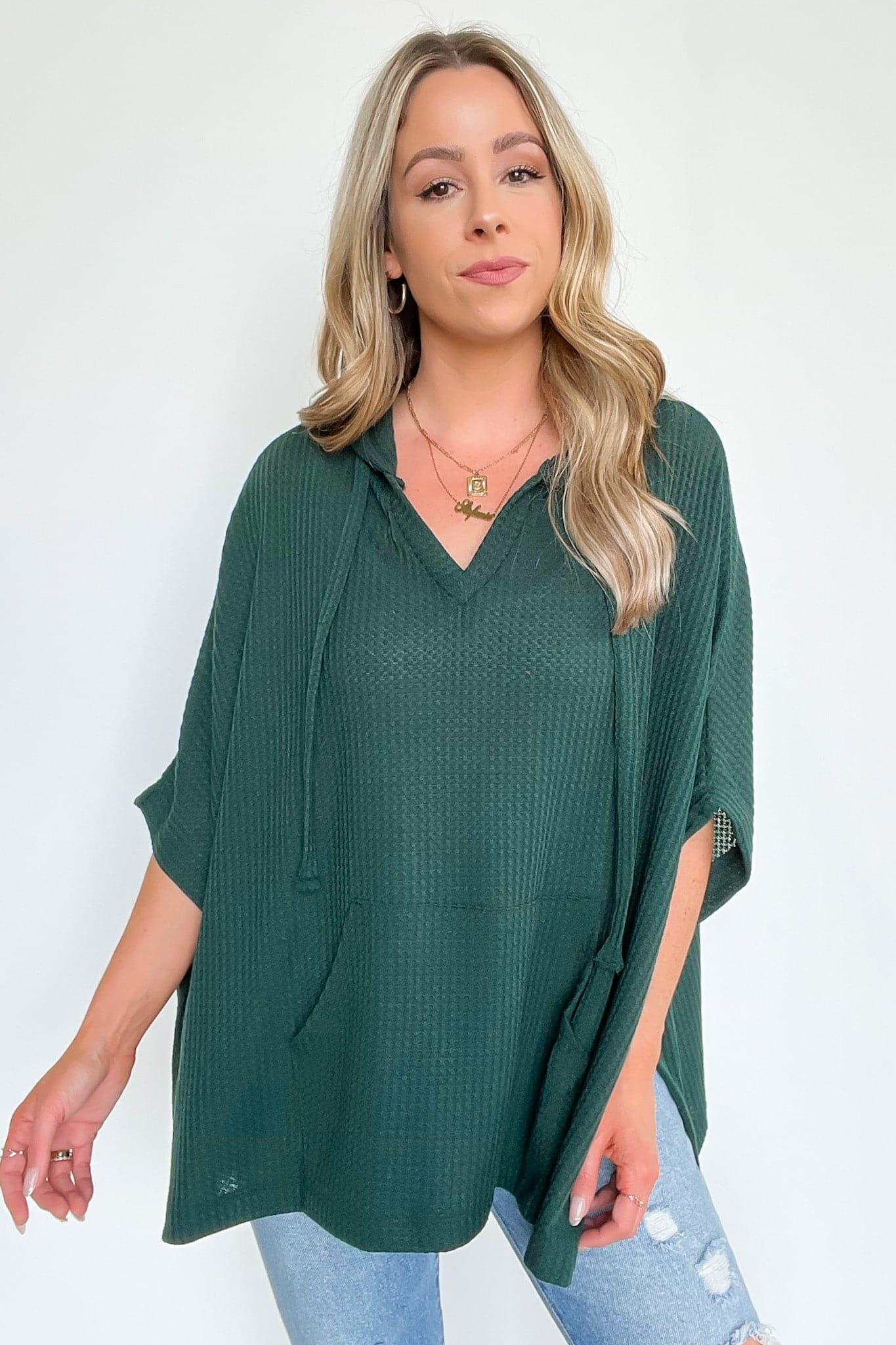  Indrah Relaxed Fit Thermal Pocket Top - FINAL SALE - Madison and Mallory