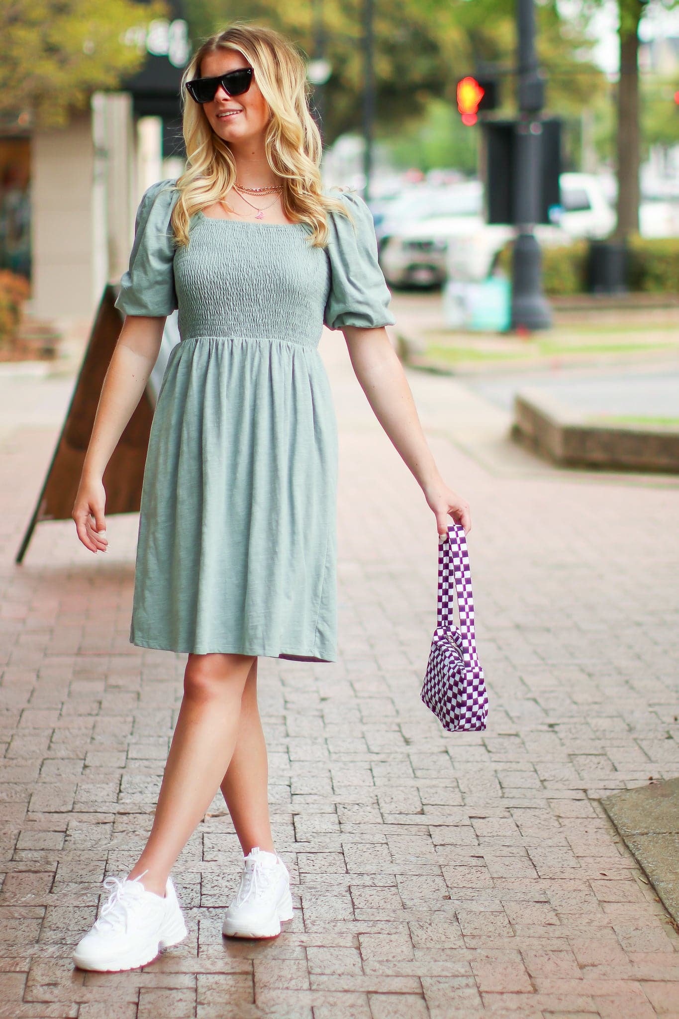  Isadore Smocked Puff Sleeve Dress - FINAL SALE - Madison and Mallory