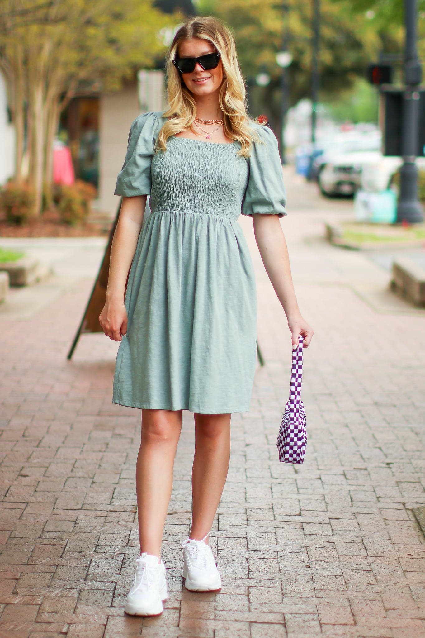  Isadore Smocked Puff Sleeve Dress - FINAL SALE - Madison and Mallory